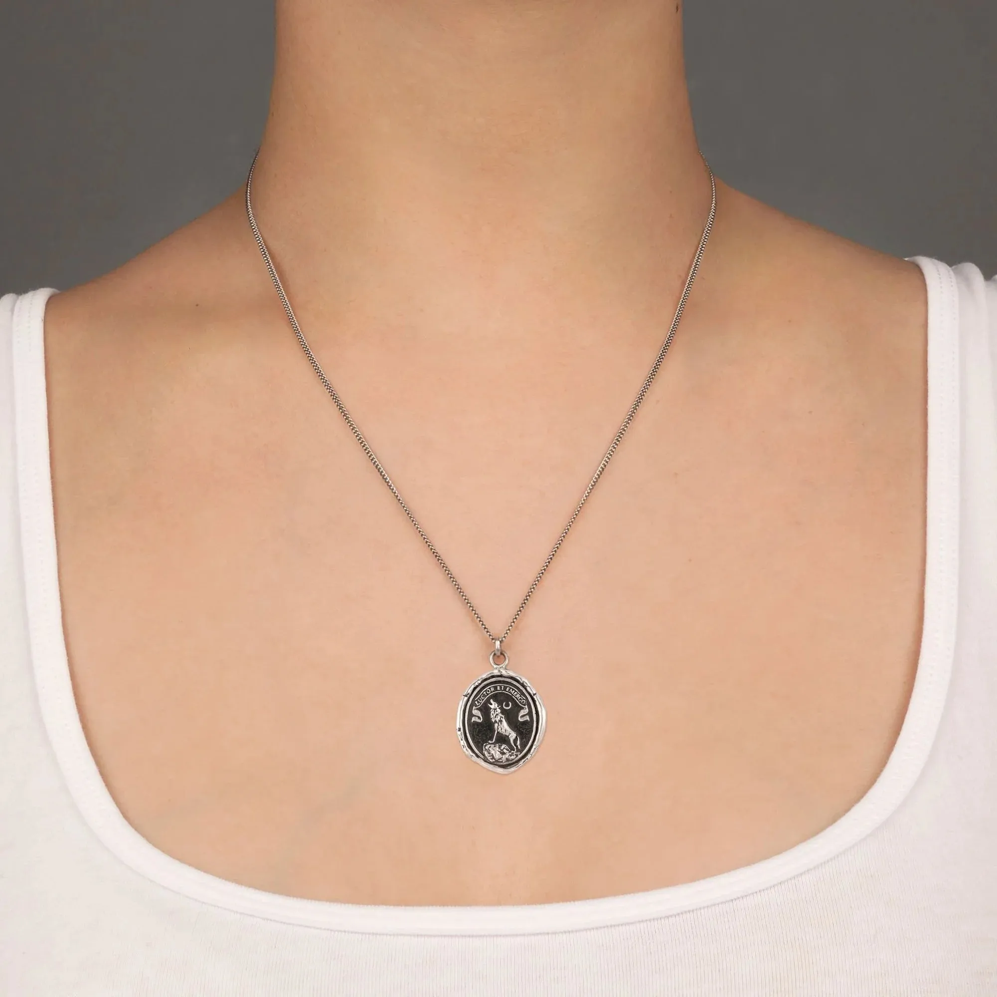 Struggle And Emerge - Silver Talisman Pyrrha