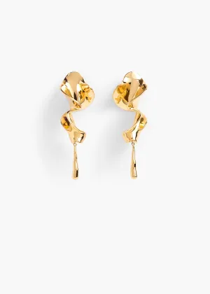 Tidal Earrings in Gold