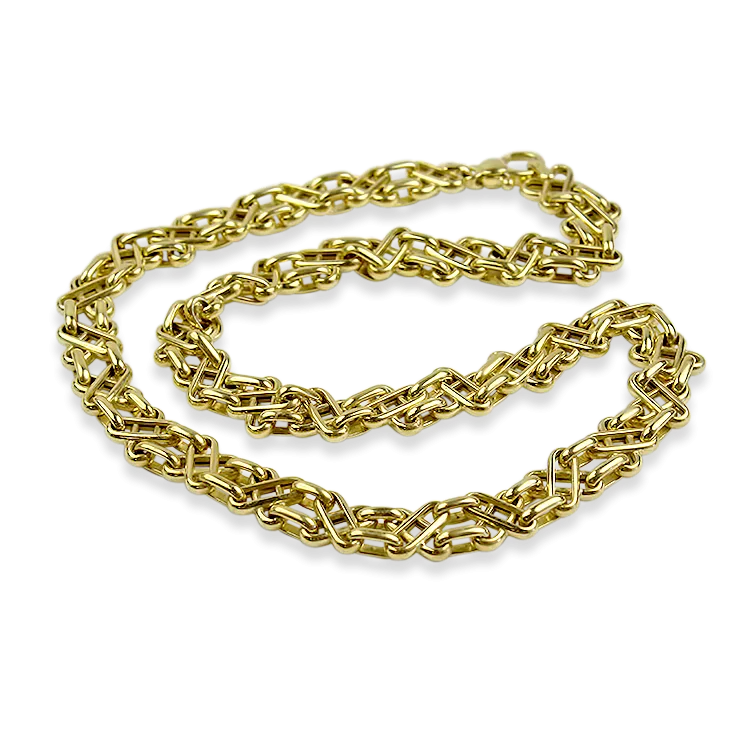 Tiffany & Co. Estate 18k Yellow Gold Vintage Chain 16.5"