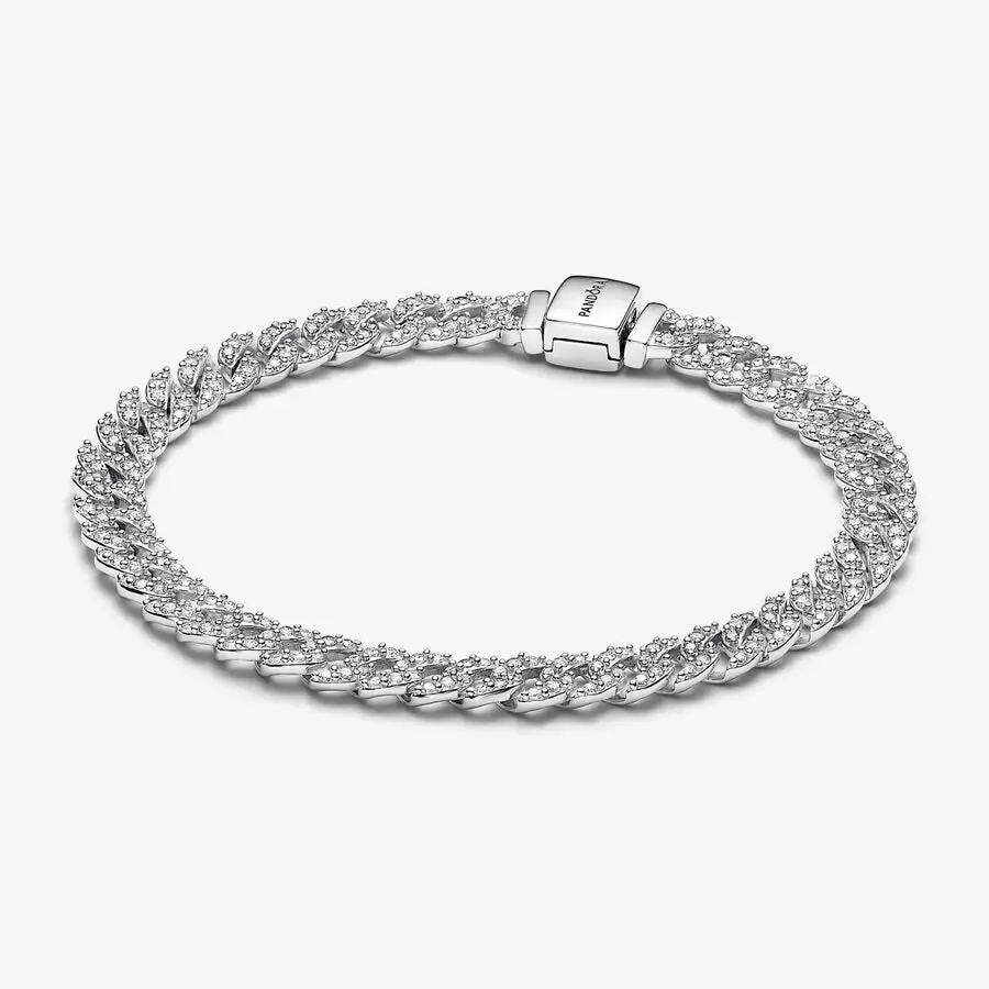 Timeless Pavé Cuban Chain Bracelet - Pandora - 593008C01