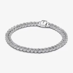 Timeless Pavé Cuban Chain Bracelet - Pandora - 593008C01