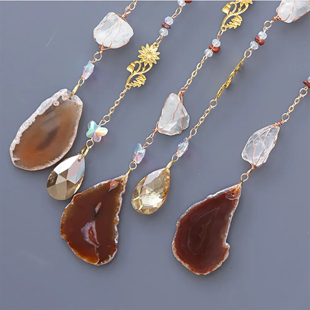 Tree Of Life Agate Moon Dream Catcher