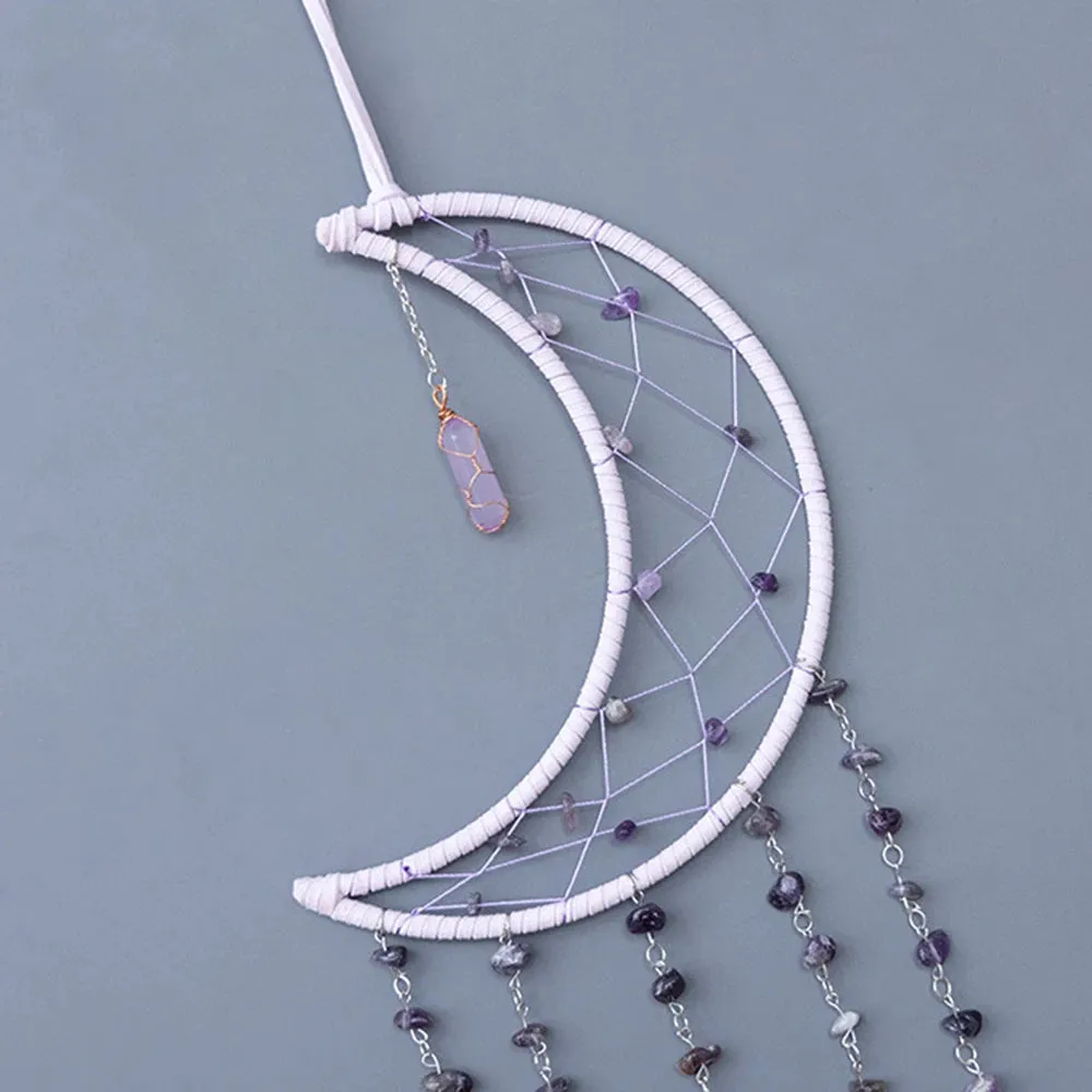 Tree Of Life Agate Moon Dream Catcher