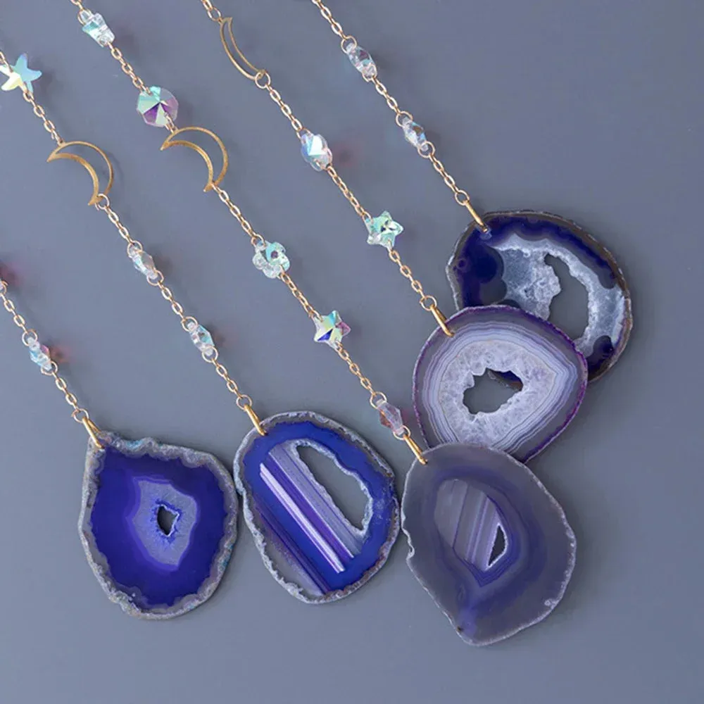 Tree Of Life Agate Moon Dream Catcher