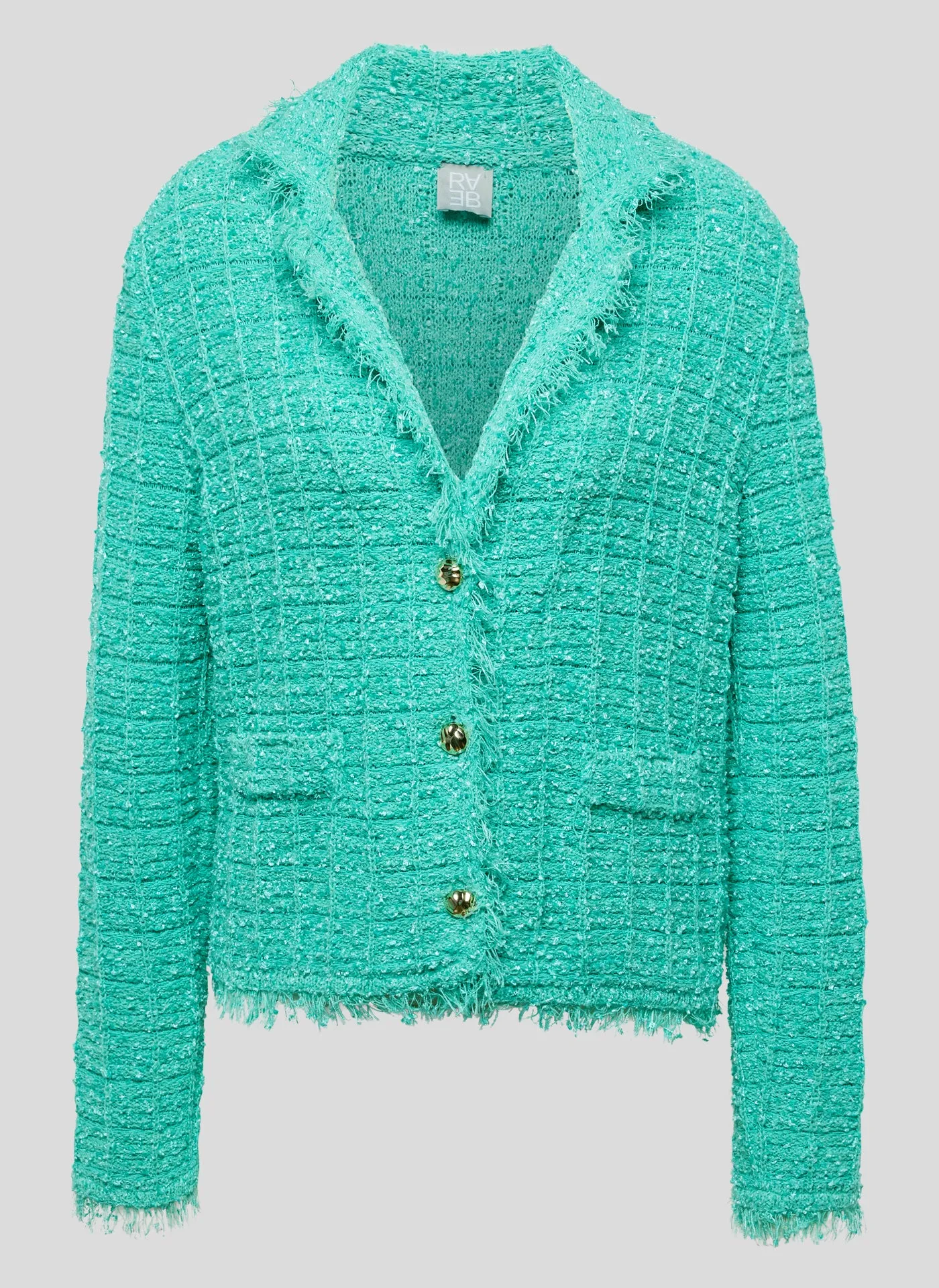 Tweed Blazer - Emerald