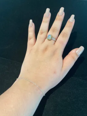 Twisted Oval Link Chain Sterling Silver | Permanent Jewelry