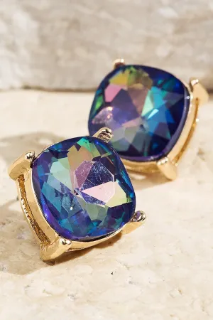 UBS031 Glass Studs Iris