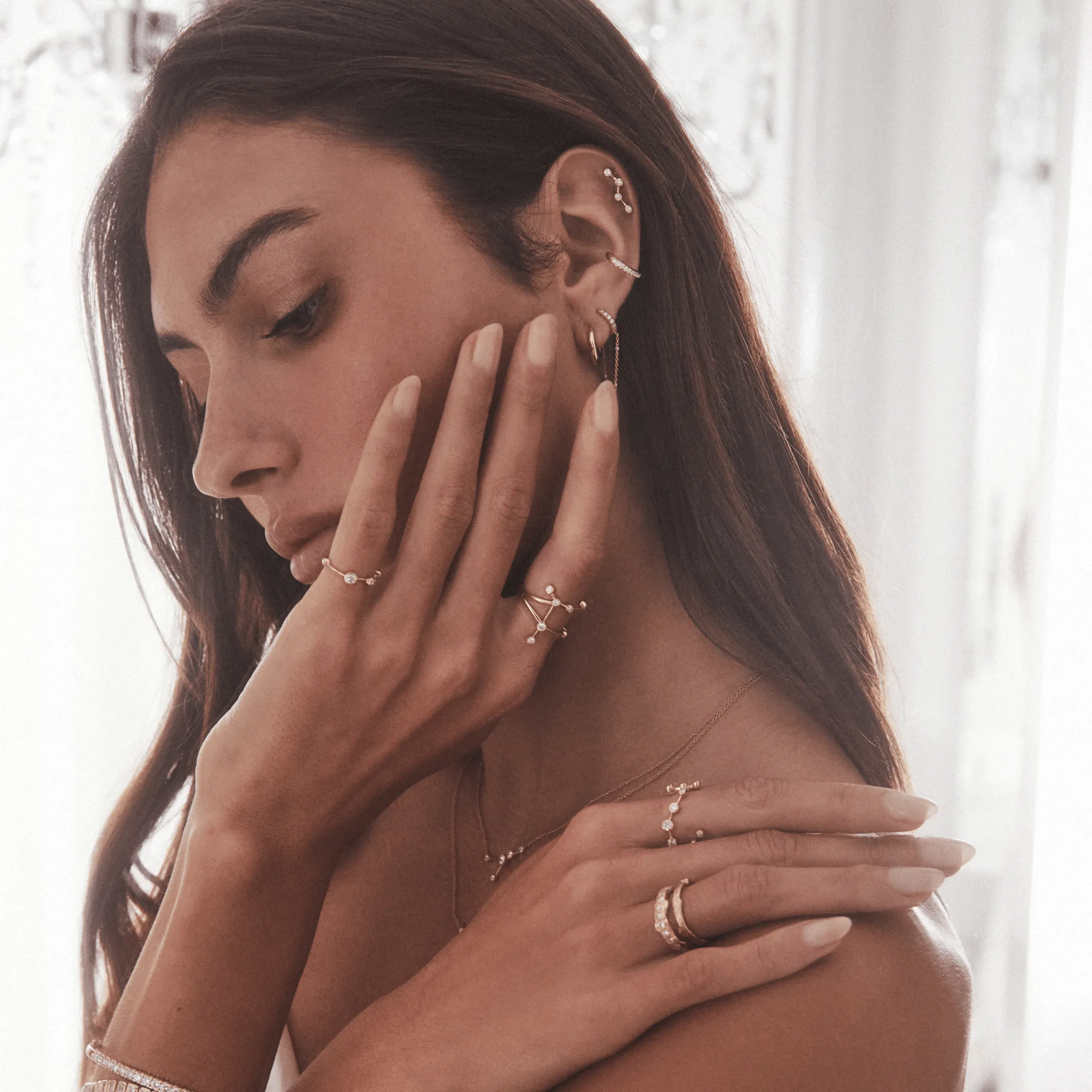 Ursa Major Diamond Split Studs