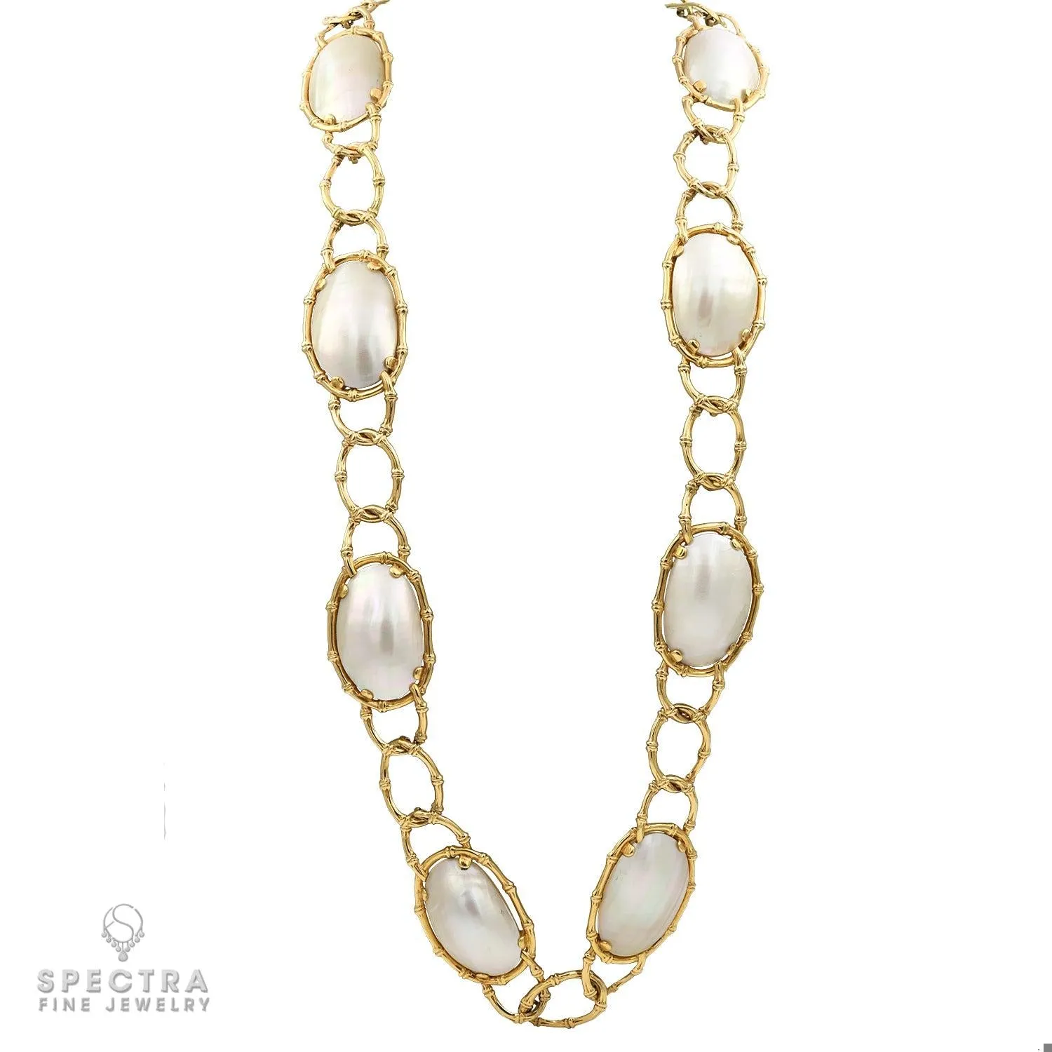 Van Cleef & Arpels Pearl Gold Vintage Necklace
