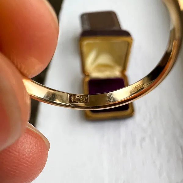 Victorian Diamond & Sapphire Ring