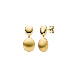 Viventy Silver gold plated Drop Earrings