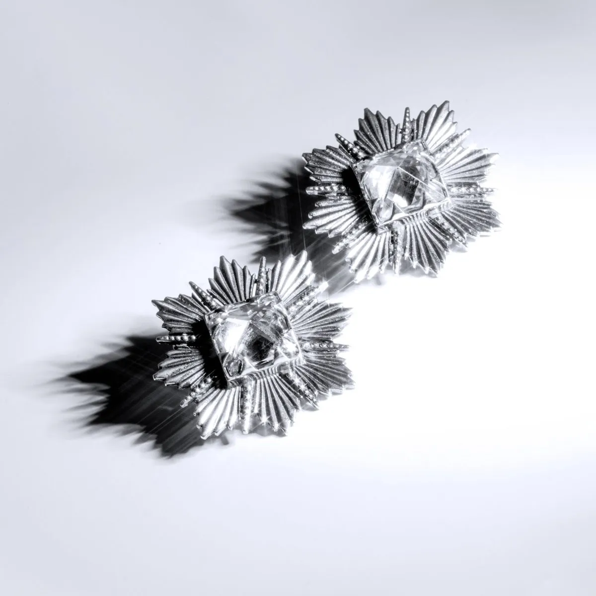 Zircon Earrings "Paylk"
